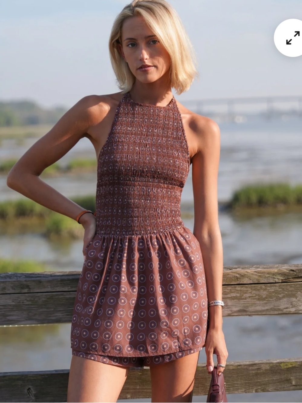 Darling Loungewear Harlow Halter Set - Picture 2 of 7